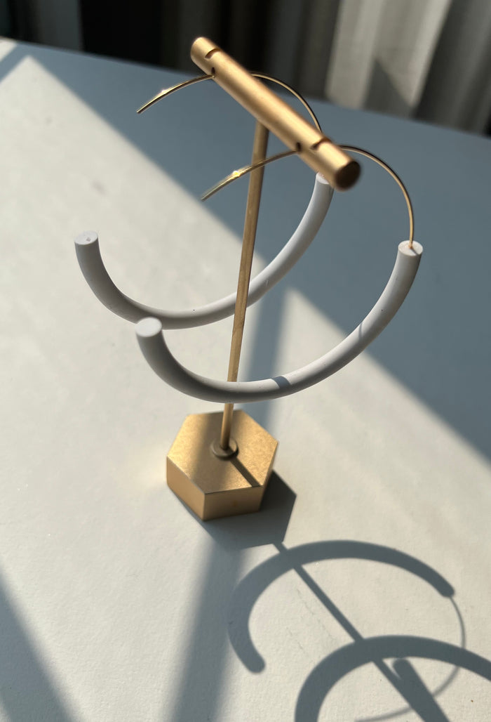 Weightless Infinity Hoop Earrings