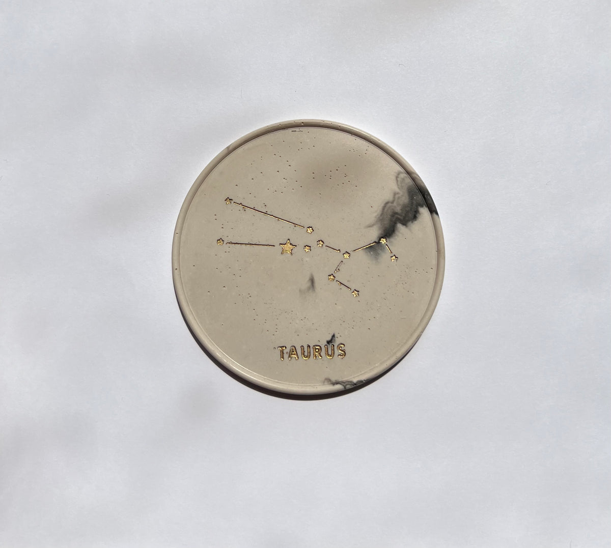 Marble Zodiac Coaster Set & Holder