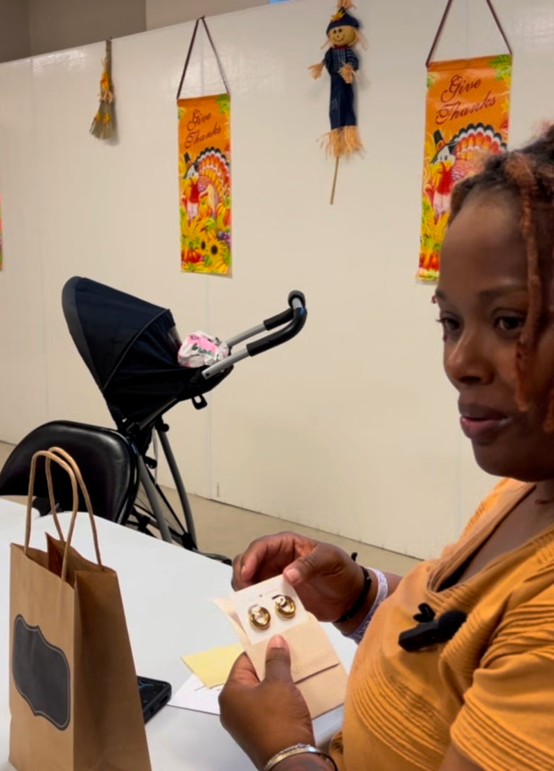 This Thanksgiving: A Gift of Empowerment One Pair of Earrings at a Time