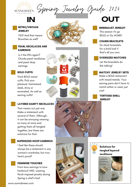 Freshen Up Your Spring Outfit: Your Ultimate 2024 Spring Jewelry Style Guide