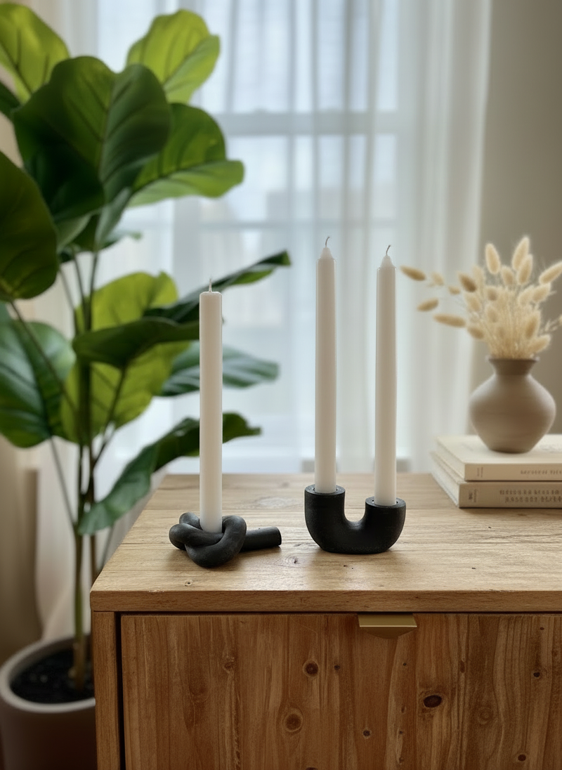Sculptural Candle Holders I Modern Handmade Candle Holders