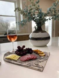 The Marble Arch Moment – Handmade Modern Tray Duo