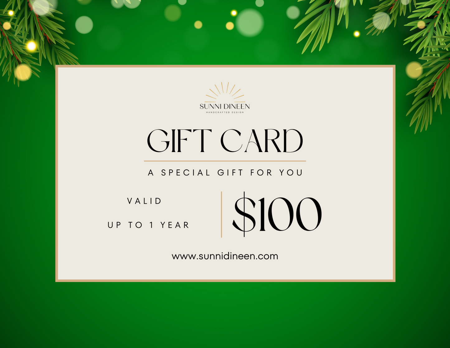 Holiday Gift Cards