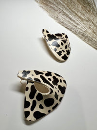 Asha Animal Print Statement Earrings