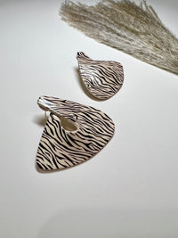 Asha Animal Print Statement Earrings
