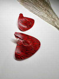 Asha Animal Print Statement Earrings