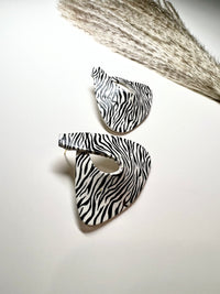 Asha Animal Print Statement Earrings
