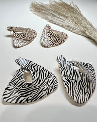 Asha Animal Print Statement Earrings