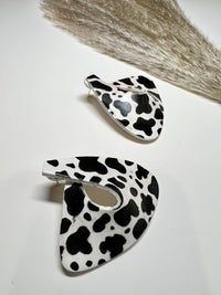 Asha Animal Print Statement Earrings