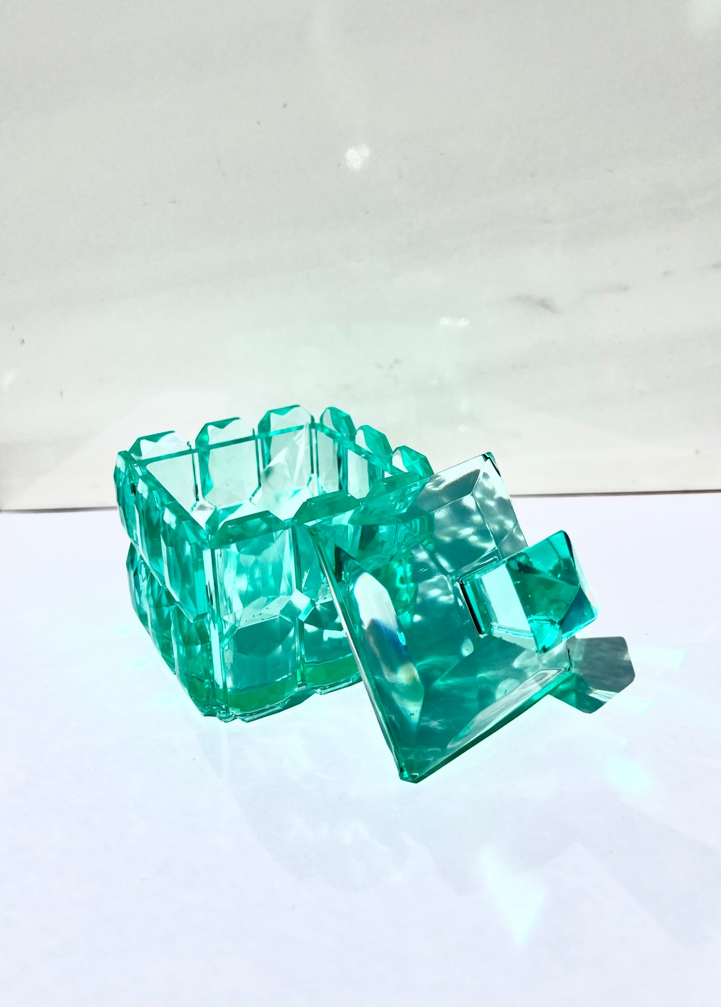 Square Resin Trinket Jar