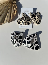 Asha Animal Print Statement Earrings