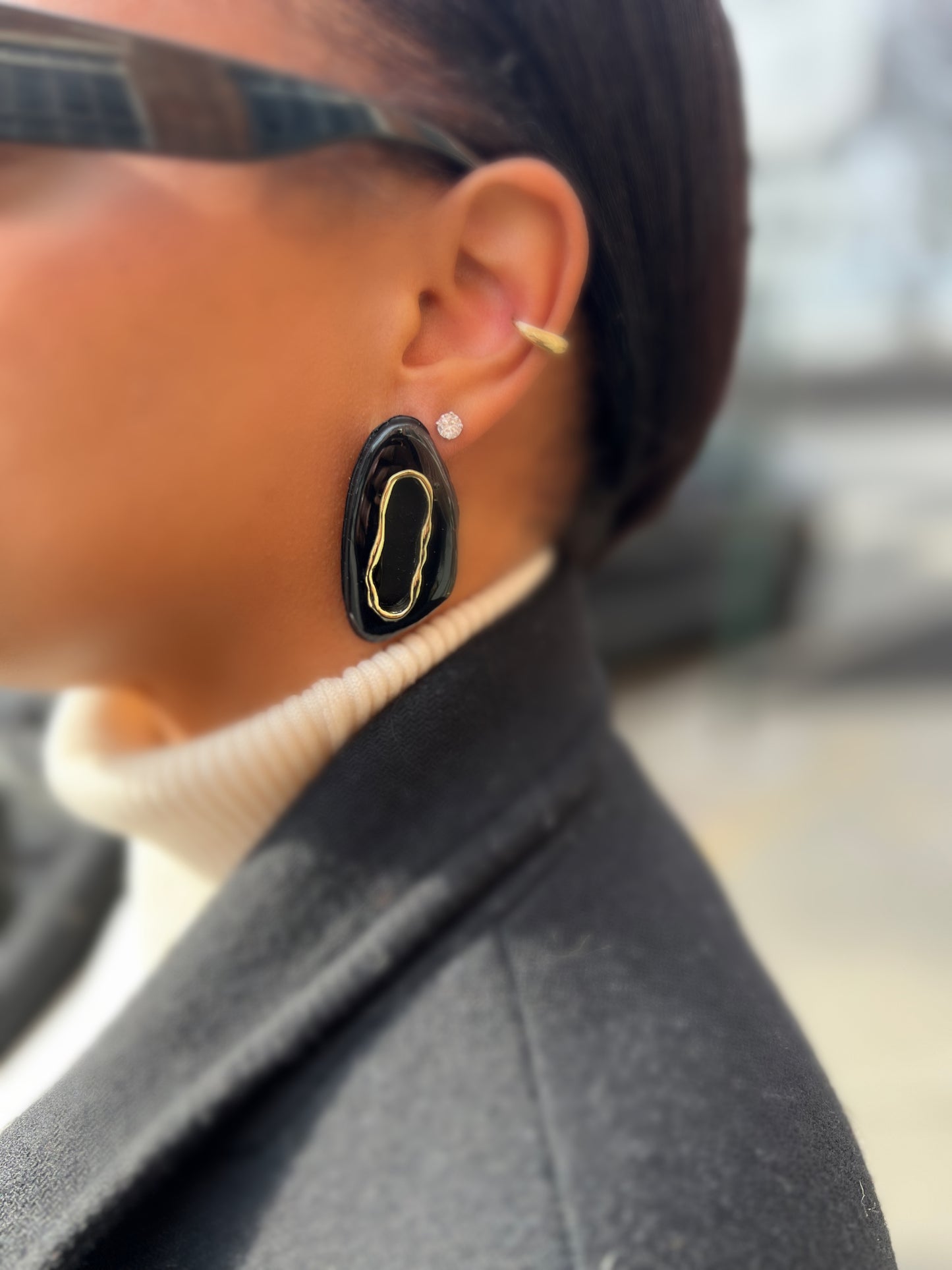 "Enjoli" Statement Stud Earrings