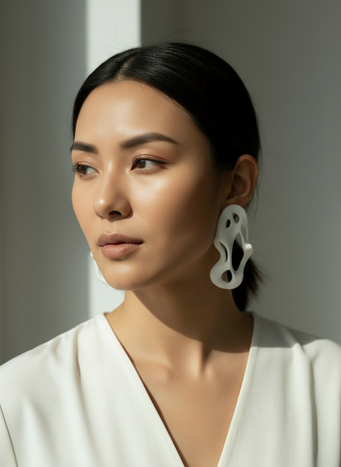 Alma Sculptural Statement Earrings