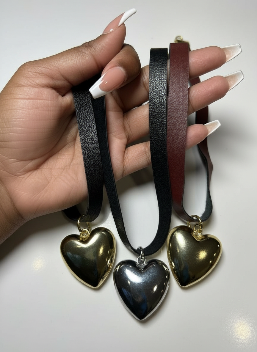 Heart of Gold Choker Necklace | Gold-Filled Jewelry