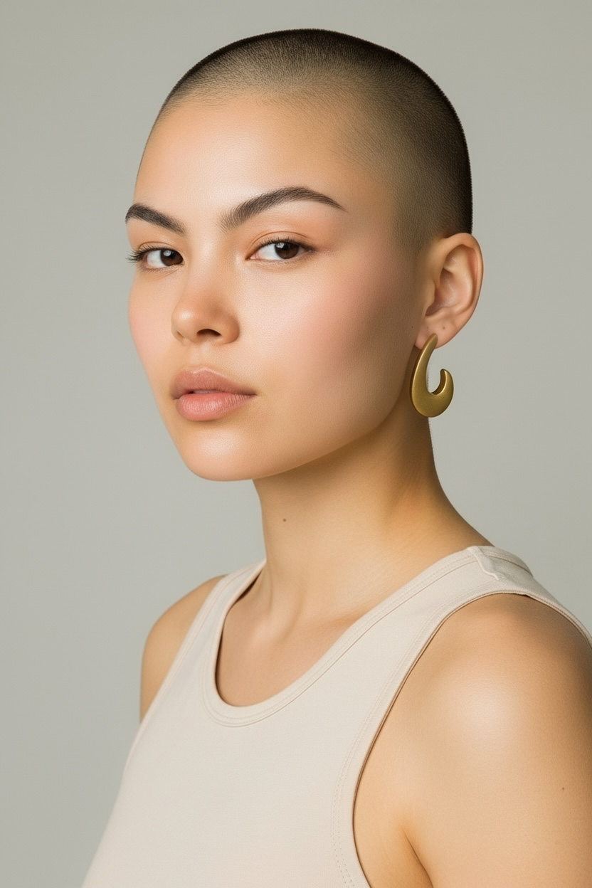 J Hoop Earrings