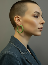 Buy 2 Get One: Helix Clay Hoop Earrings