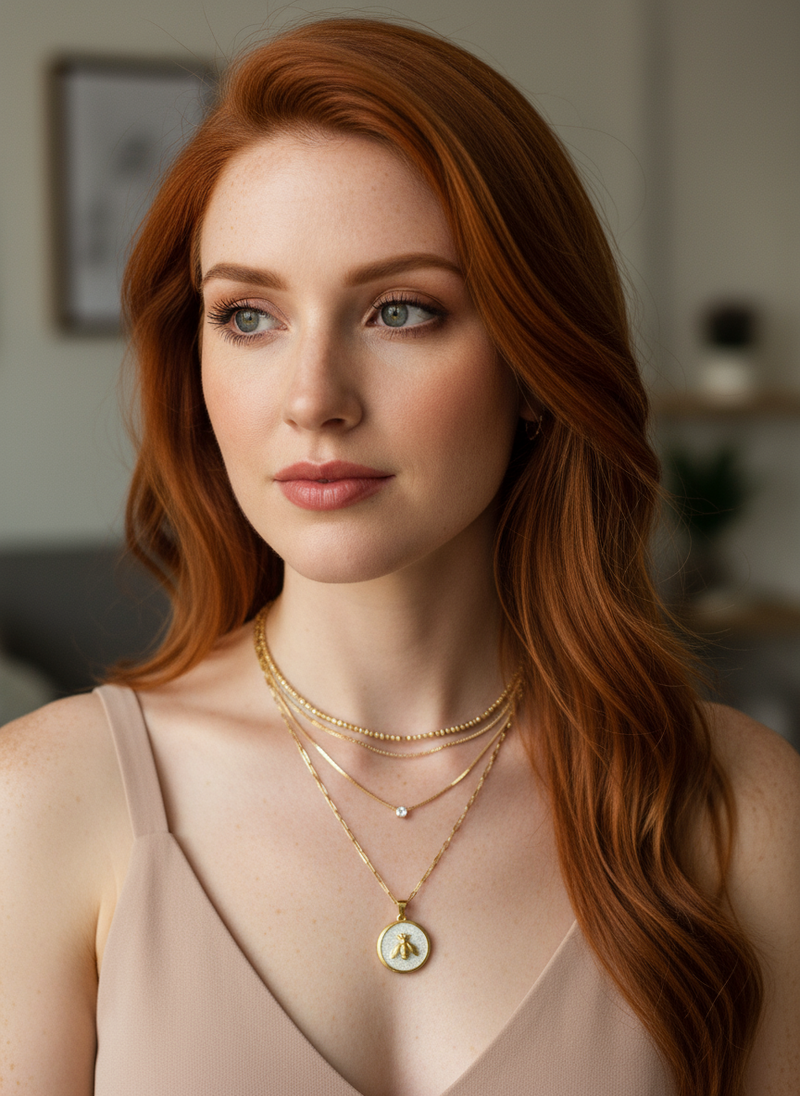 Queen Honeybee Pendant Necklace—Simple Girl Brand x SDHD I Meaningful Jewelry for the Evolved Woman