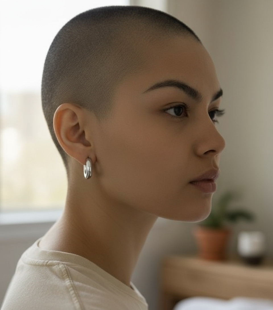 Chunky Huggie Hoop Earrings I Simple Girl Brand x SDHD