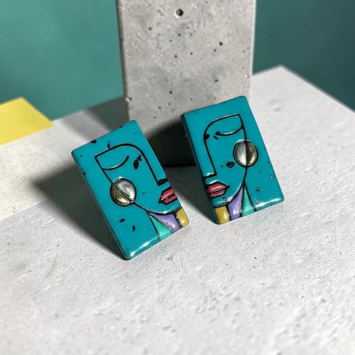 Simone Statement Stud Earrings